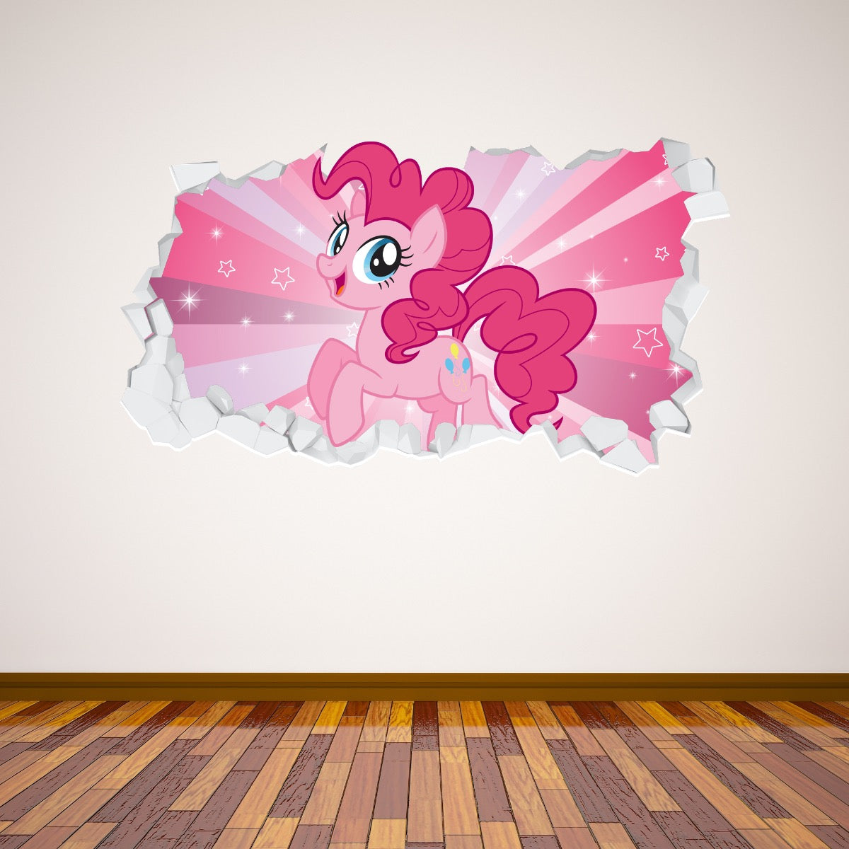 My Little Pony Pinkie Pie Broken Wall Sticker www.themed