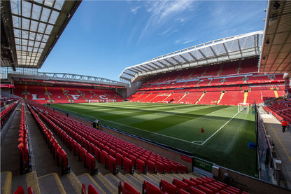 Liverpool FC Anfield Stadium Full Wall Mural - Corner Image of Stadium