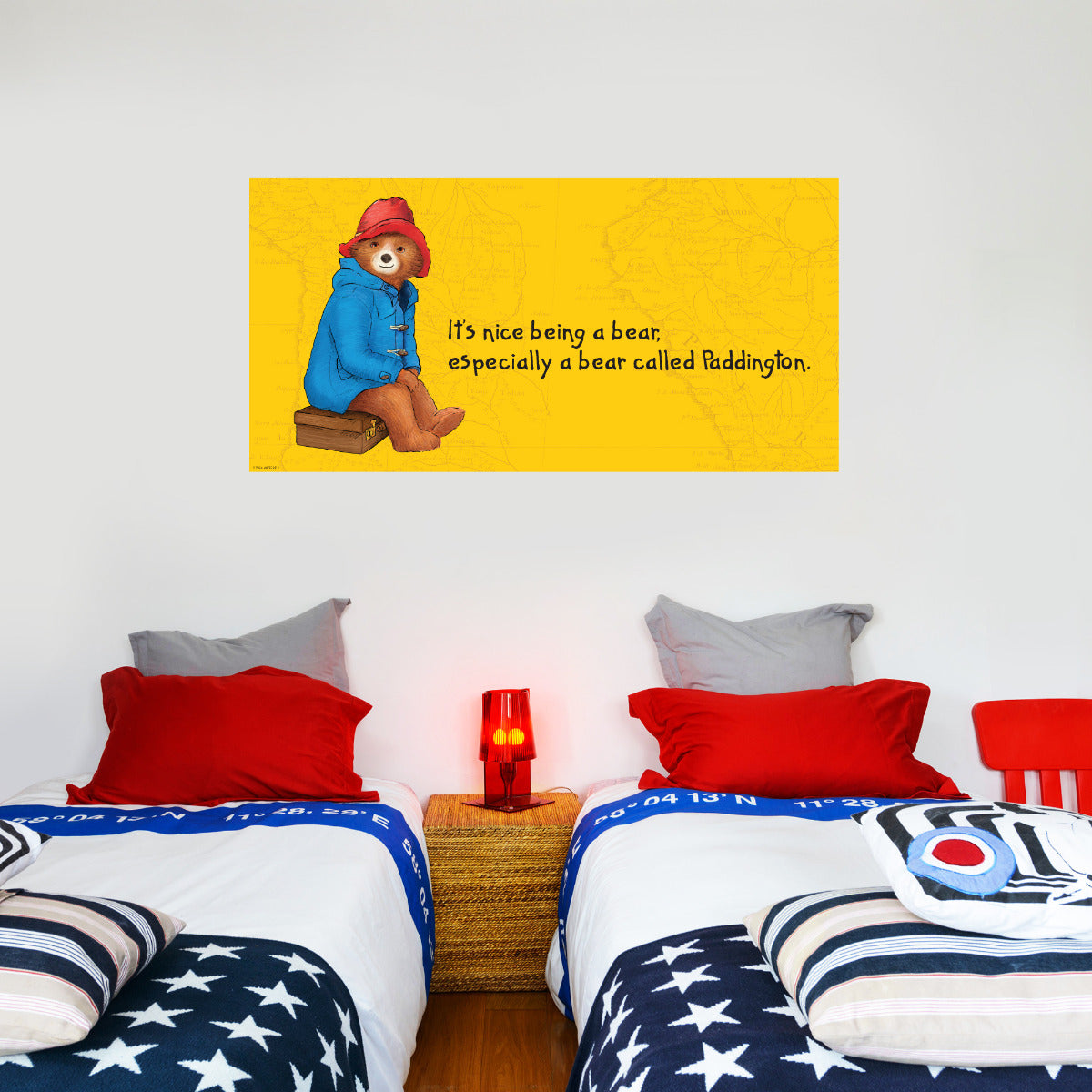 Paddington Bear Paddington Its Nice Being a Bear Quote Wall Sticker 008