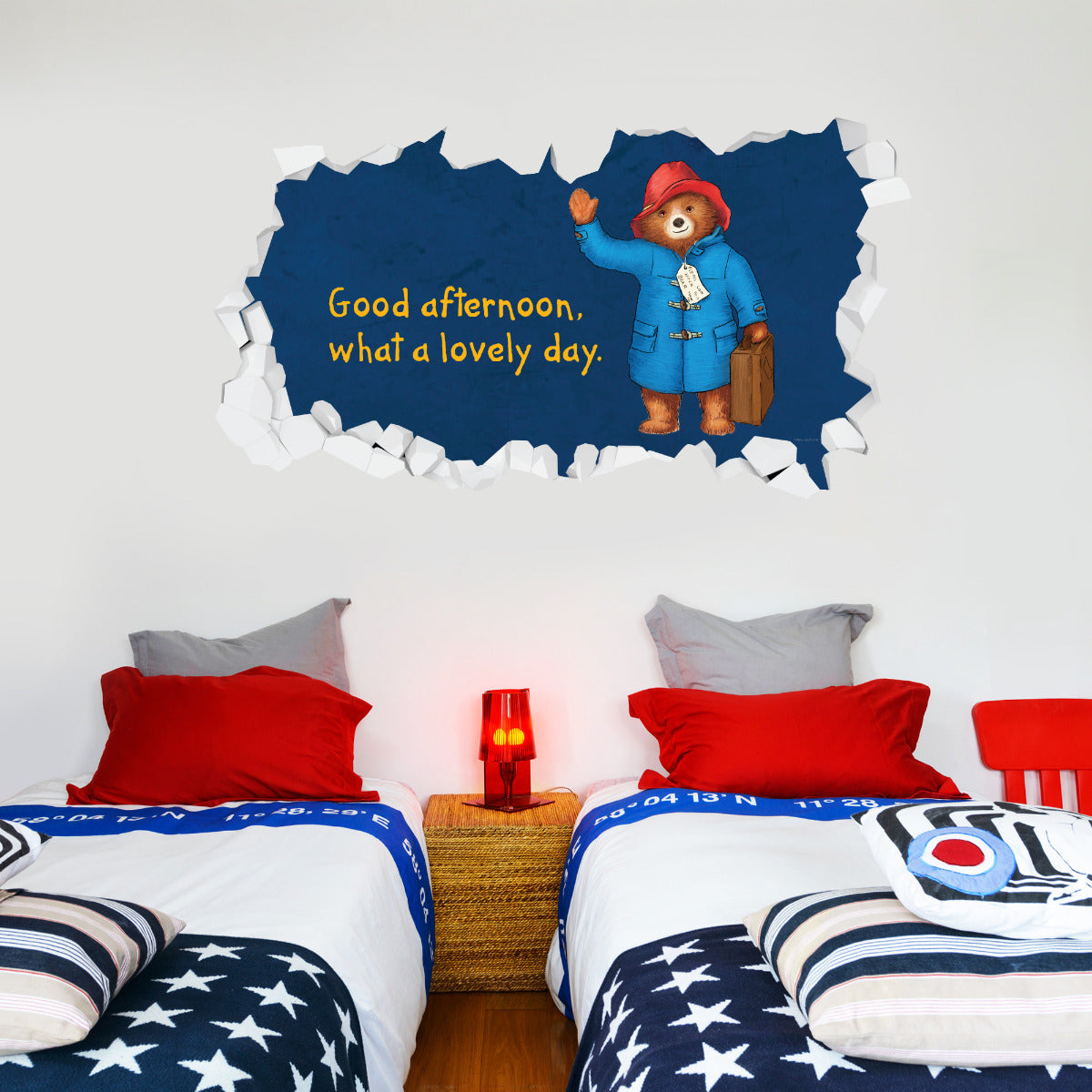 Paddington Bear Broken Wall Paddington Wall Sticker