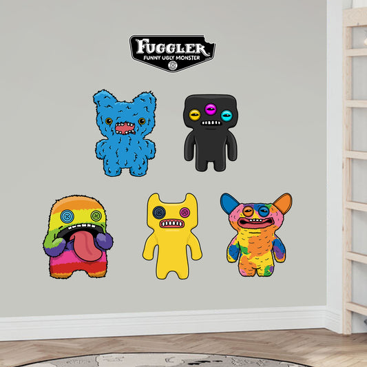 Fuggler Wall Sticker - 5 Fuggler Set Decal Wall Art