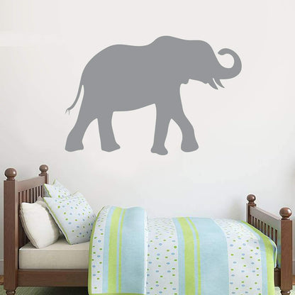 Elephant Silhouette Wall Sticker Animal Decal Art Mural Vinyl