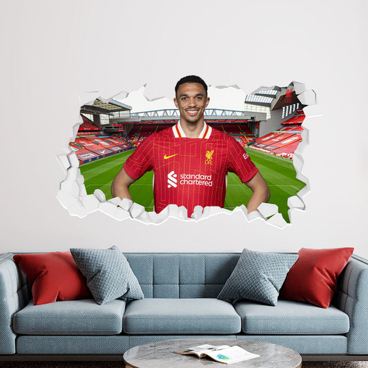 Liverpool FC Wall Sticker - Trent Alexander-Arnold 24/25 Broken Wall