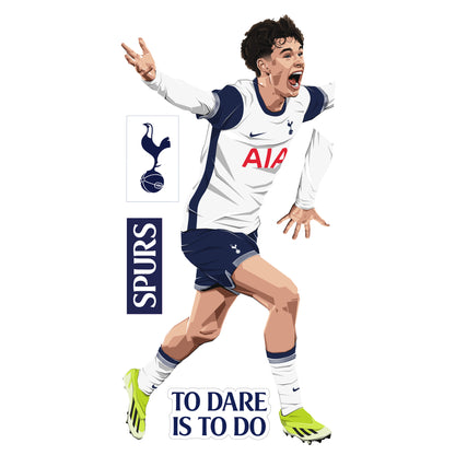 Tottenham Hotspur FC - Archie Gray 24-25 Illustration Wall Sticker