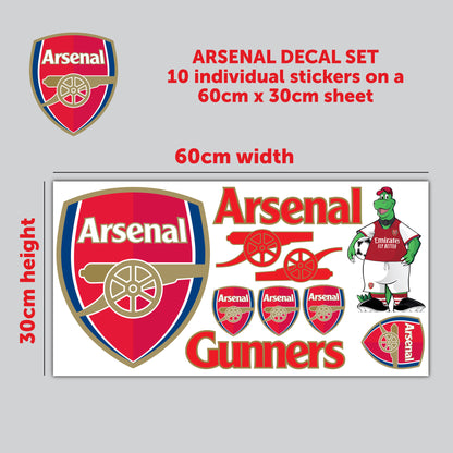 Arsenal Football Club - Decal Sticker Set