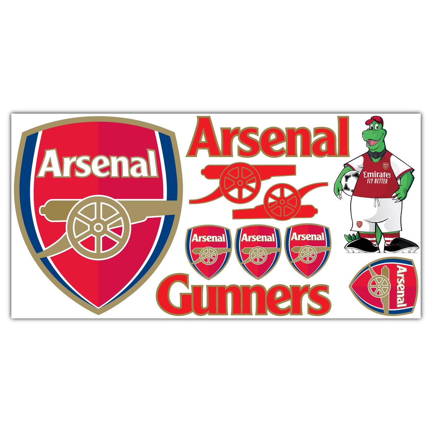 Arsenal Football Club - Decal Sticker Set