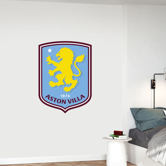 Aston Villa Football Club Badge Wall Sticker