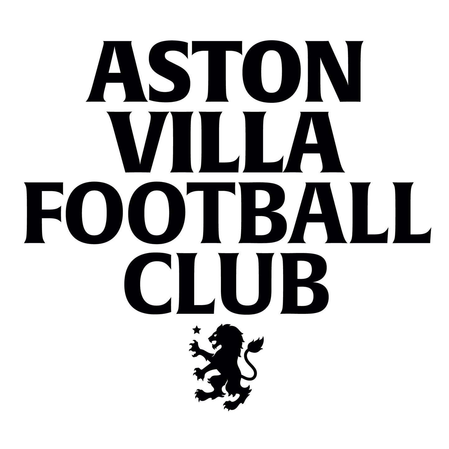 Aston Villa Football Club Stack Wall Sticker