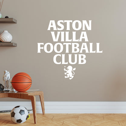 Aston Villa Football Club Stack Wall Sticker