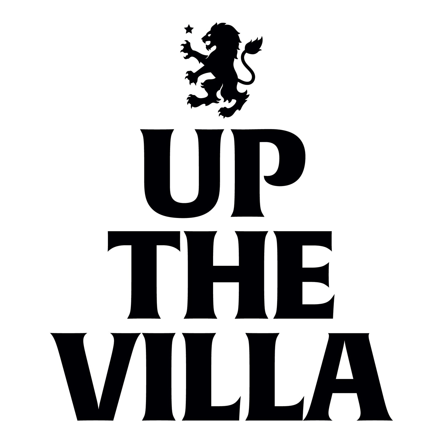 Aston Villa Football Club Up The Villa Wall Sticker