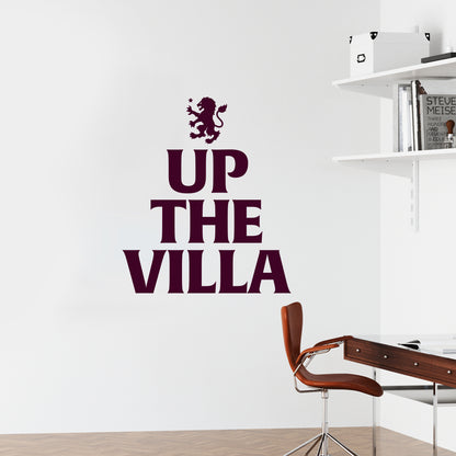 Aston Villa Football Club Up The Villa Wall Sticker