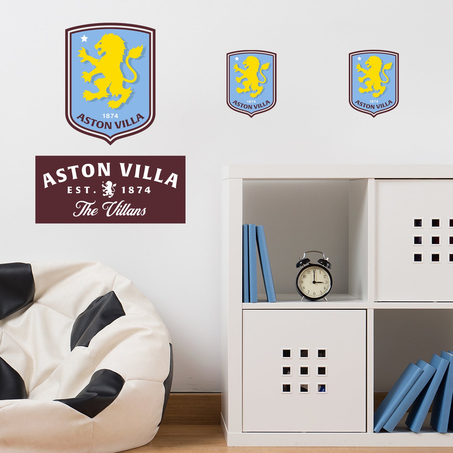 Aston Villa Football Club - Decal Sticker Set