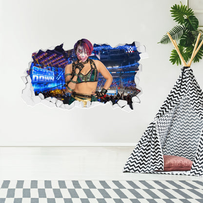 WWE Wall Sticker - Asuka Broken Wall