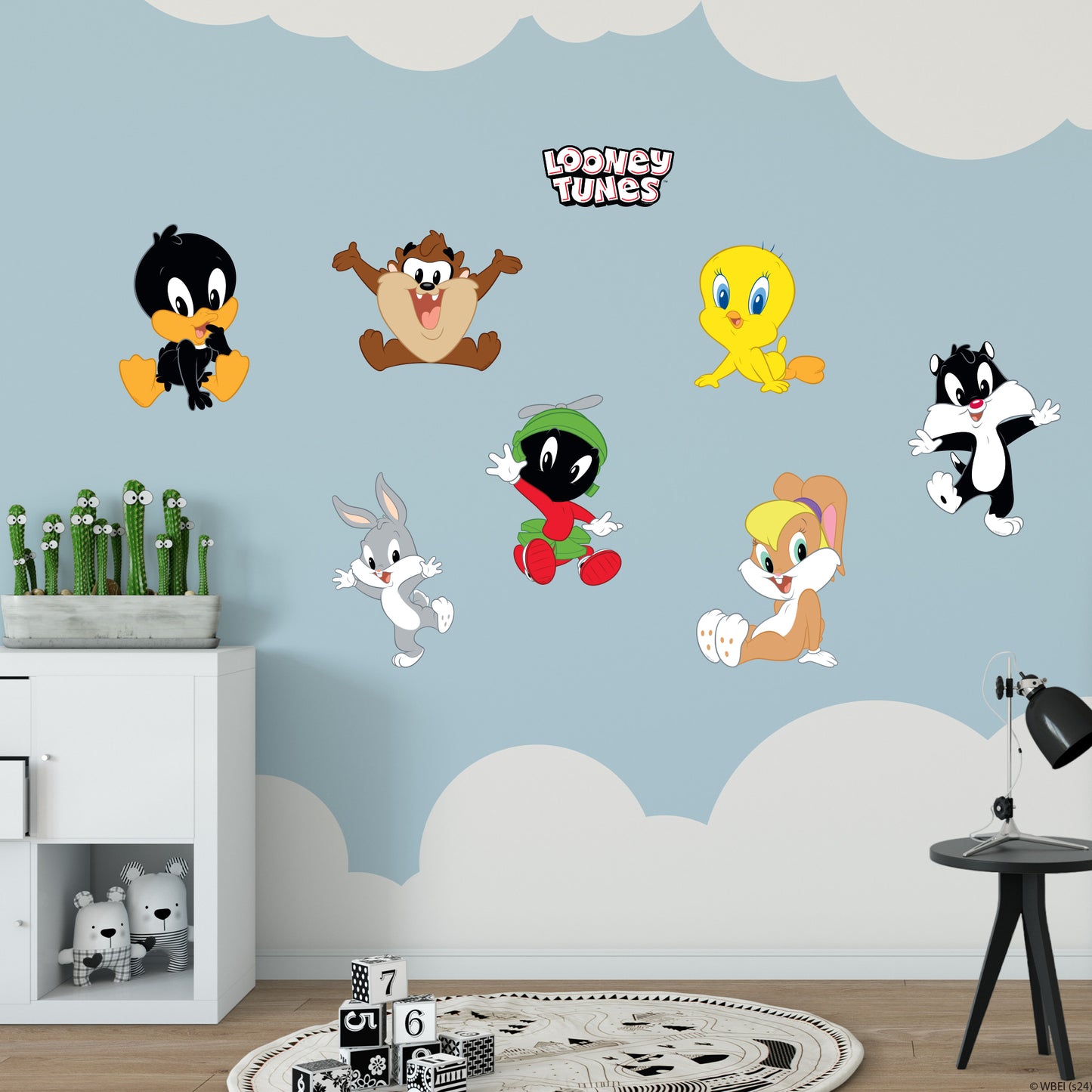 Looney Tunes Wall Sticker - 7 Baby Character Set Wall Decal Art