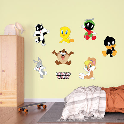 Looney Tunes Wall Sticker - 7 Baby Character Set Wall Decal Art