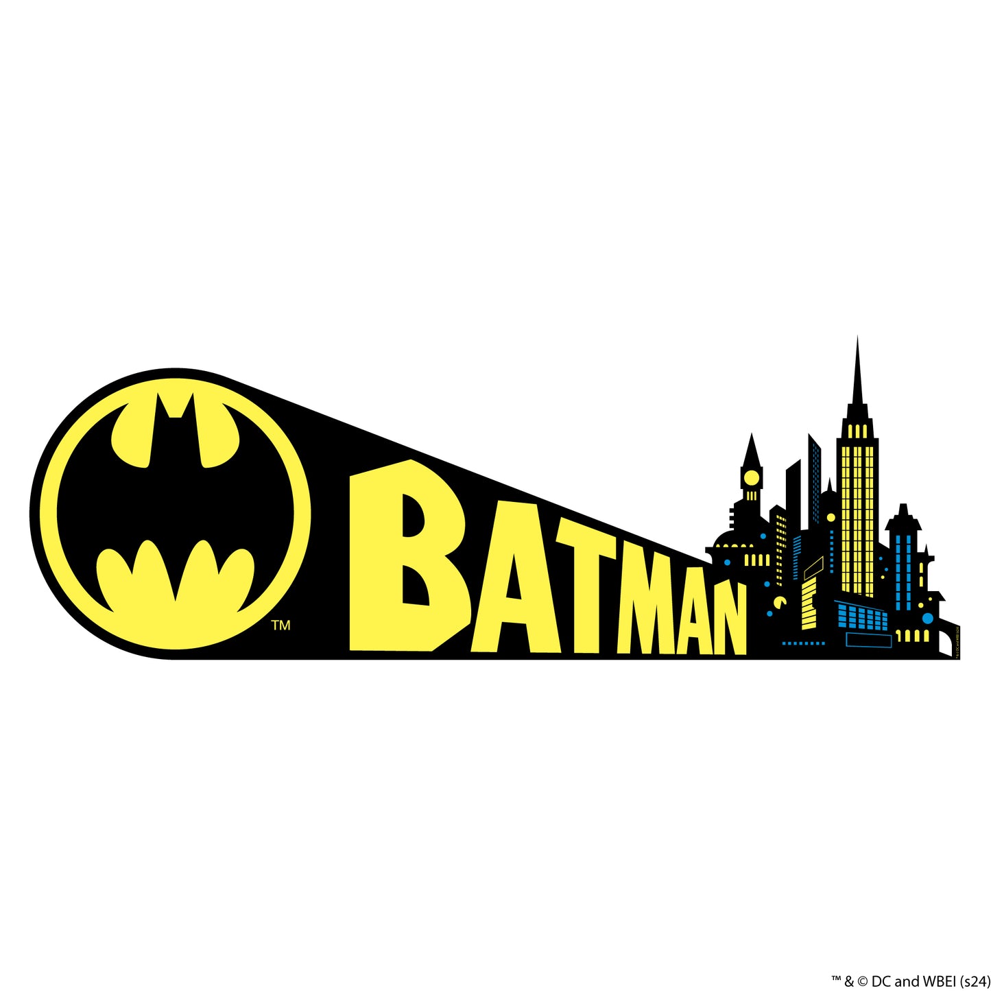 Batman™ Wall Sticker - Bat Signal Wall Decal DC Superhero Art