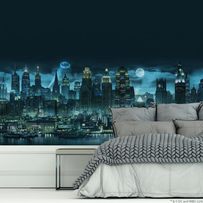 Batman™ Wall Sticker - Gotham City Full Wall Mural Decal DC Superhero Art