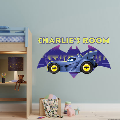 Batwheels™ Wall Sticker - Bam Personalised Name Decal DC Superhero Art