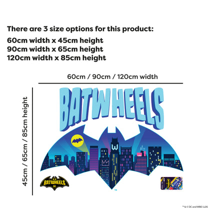 Batwheels™ Wall Sticker - City Bat Logo Decal DC Superhero Art