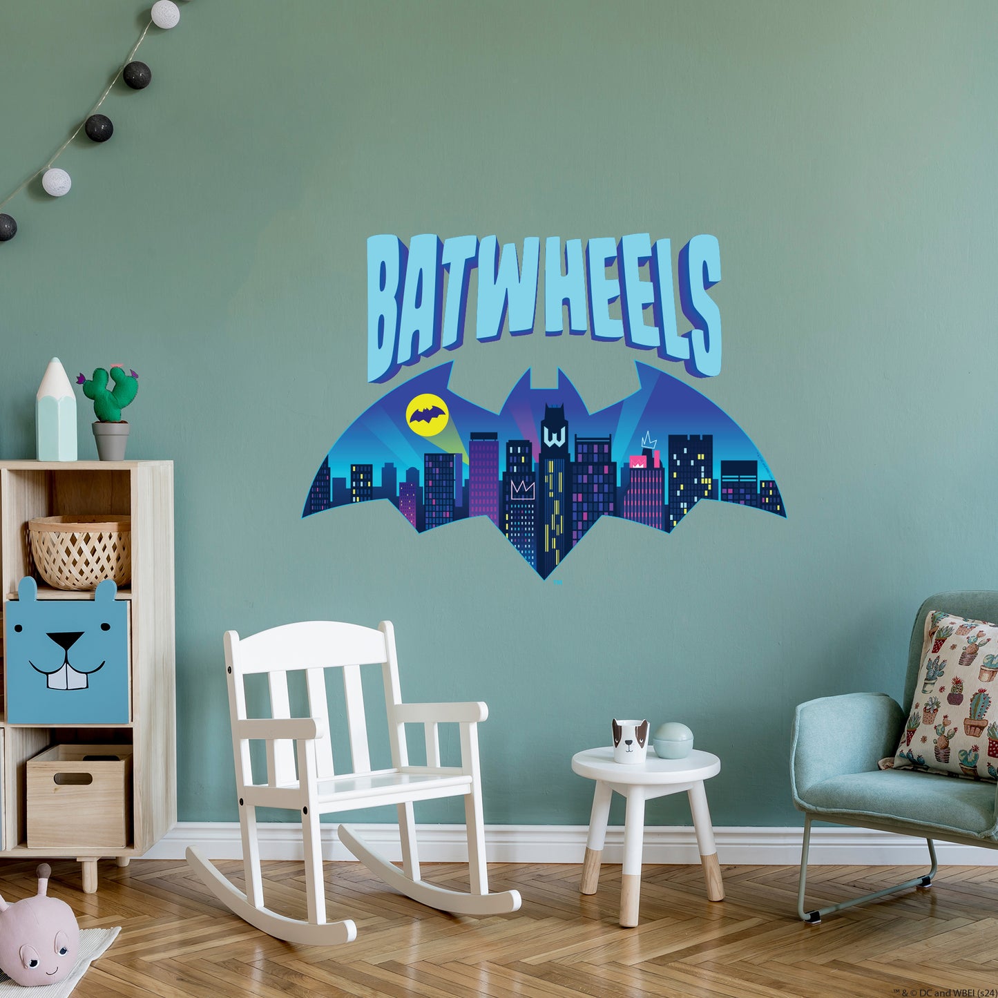 Batwheels™ Wall Sticker - City Bat Logo Decal DC Superhero Art