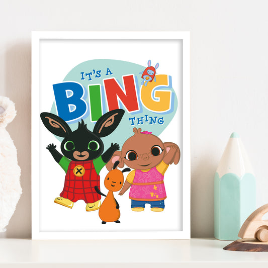 Bing Print - Sula and Flop Its a Bing Thing Poster Wall Art