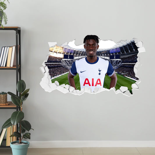 Tottenham Hotspur FC - Bissouma 24-25 Broken Wall Sticker