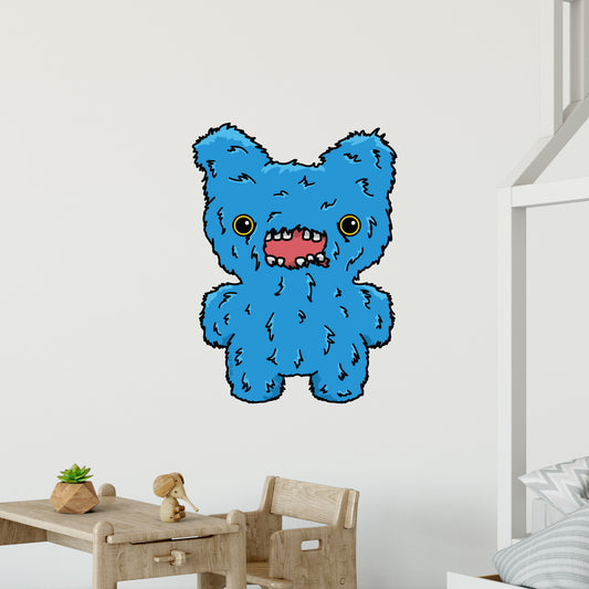 Fuggler Wall Sticker - Blue Screech Decal Wall Art