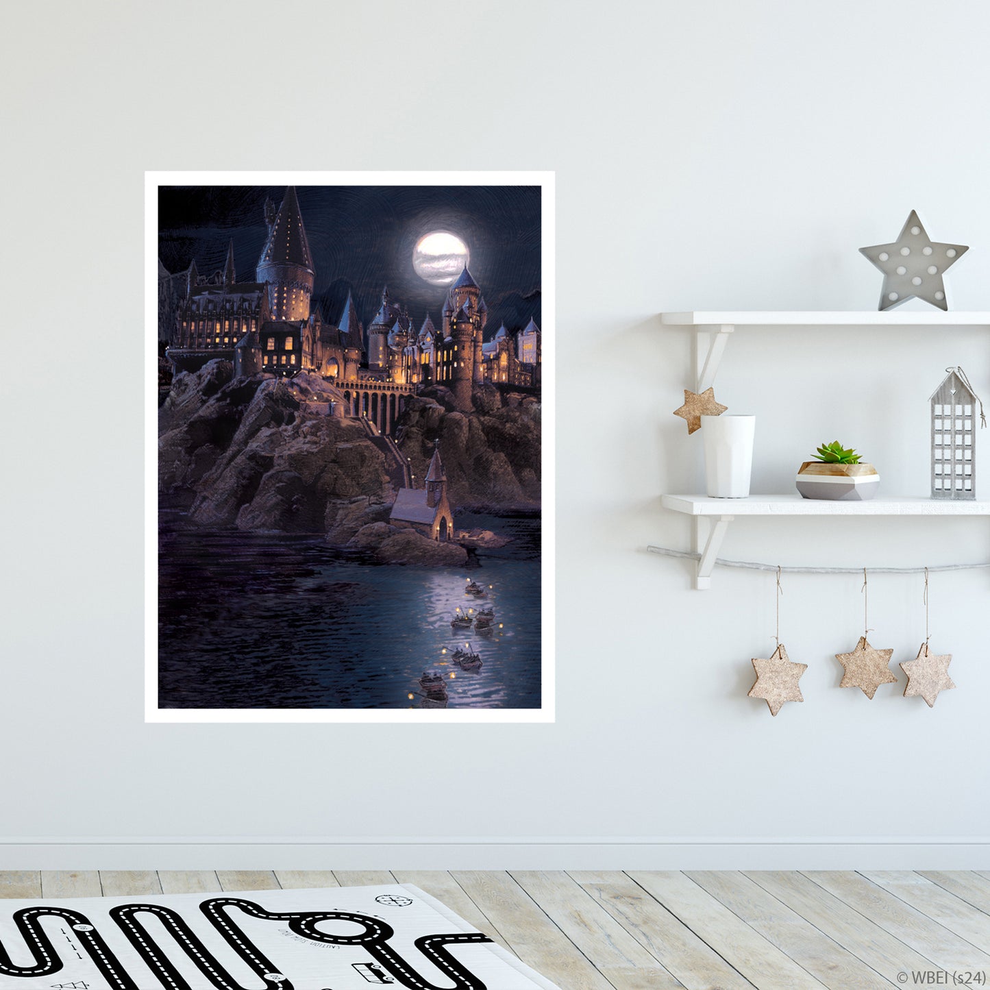 HARRY POTTER Wall Sticker – Boats to Hogwarts Wall Decal Wizarding World Art