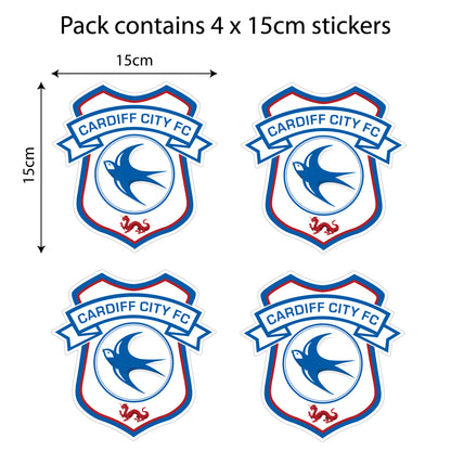 Cardiff Football Club - Car Sticker Pack