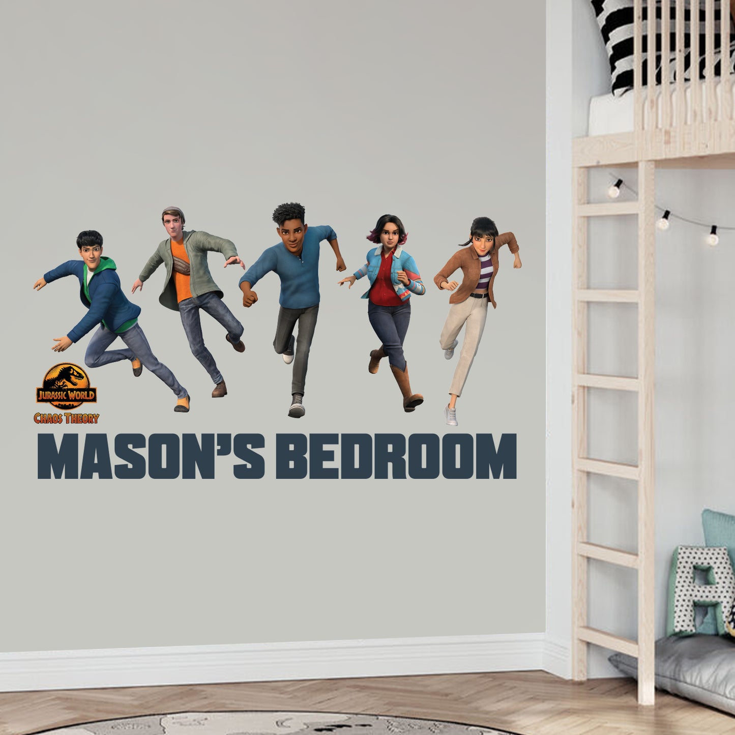 Jurassic Chaos Theory Wall Sticker - Humans Group Personalised Wall Art