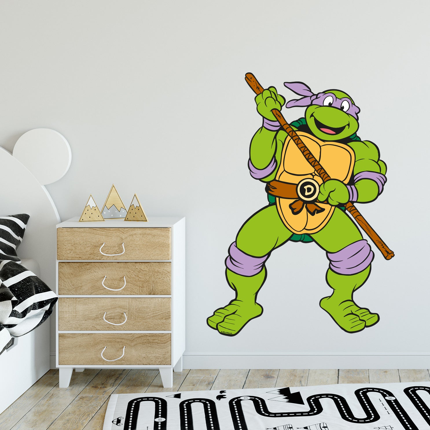 Teenage Mutant Ninja Turtles Wall Sticker - Donnie Character Decal TMN ...