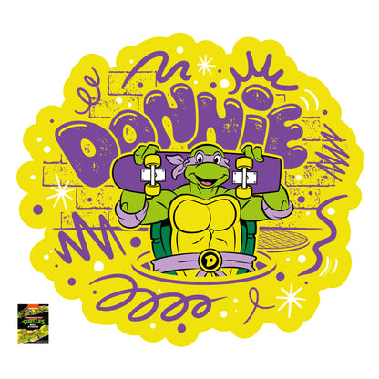 Teenage Mutant Ninja Turtles Wall Sticker - Donnie Graffiti Character Decal TMNT Art