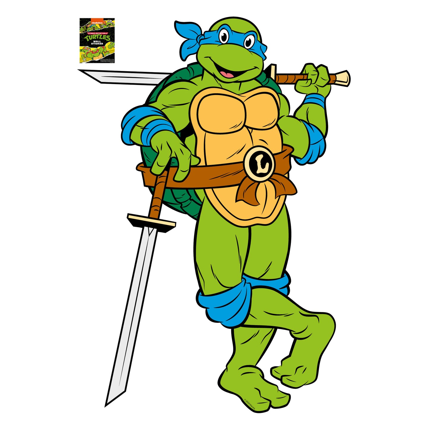 Teenage Mutant Ninja Turtles Wall Sticker - Leo Character Decal TMNT Art