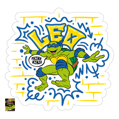 Teenage Mutant Ninja Turtles Wall Sticker - Leo Graffiti Decal TMNT Art