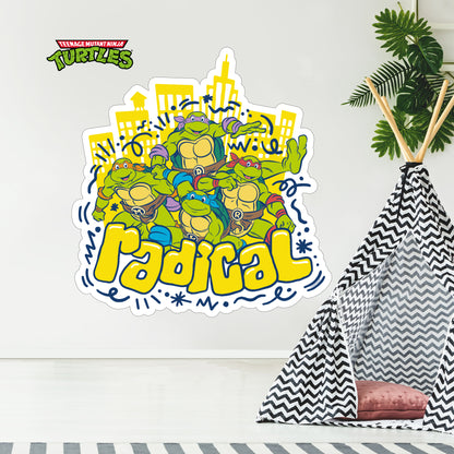 Teenage Mutant Ninja Turtles Wall Sticker - Radical Group Decal TMNT Art