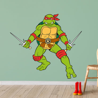 Teenage Mutant Ninja Turtles Wall Sticker - Raph Character Decal TMNT Art