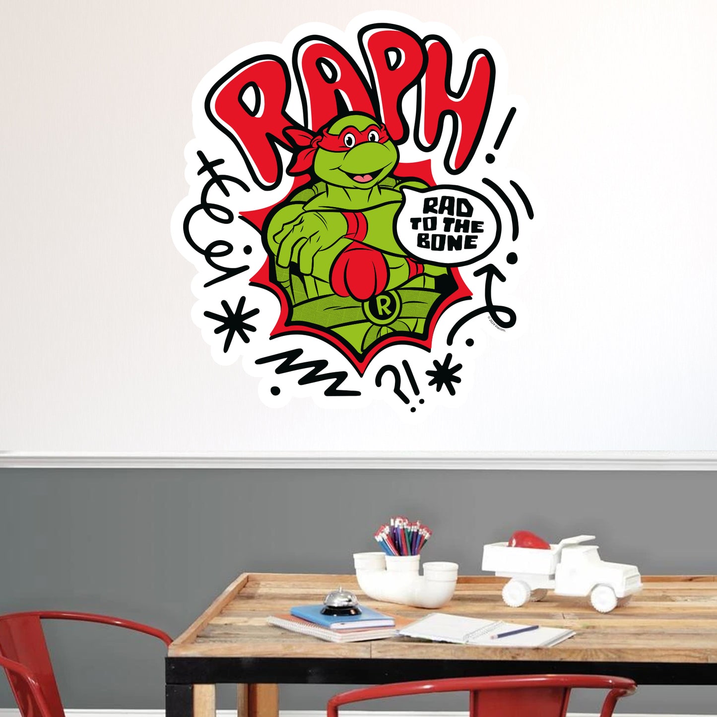 Teenage Mutant Ninja Turtles Wall Sticker - Raph Graffiti Decal TMNT Art