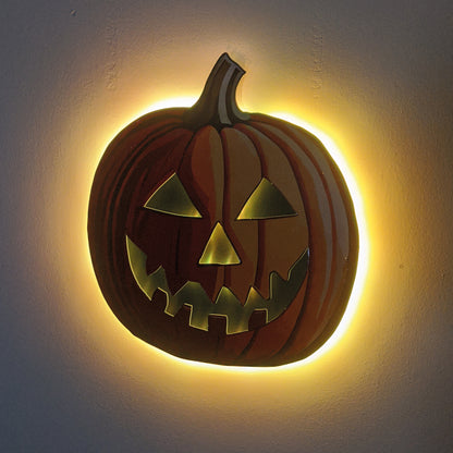 Halloween Pumpkin LED Wallpop