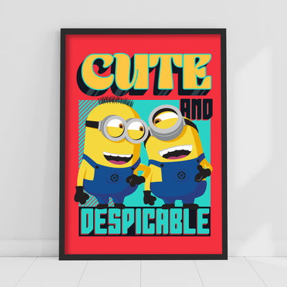 Despicable Me 4 Print - Cute and Despicable Minions Poster Art