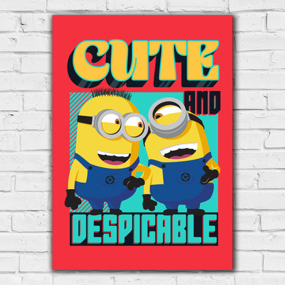 Despicable Me 4 Print - Cute and Despicable Minions Poster Art