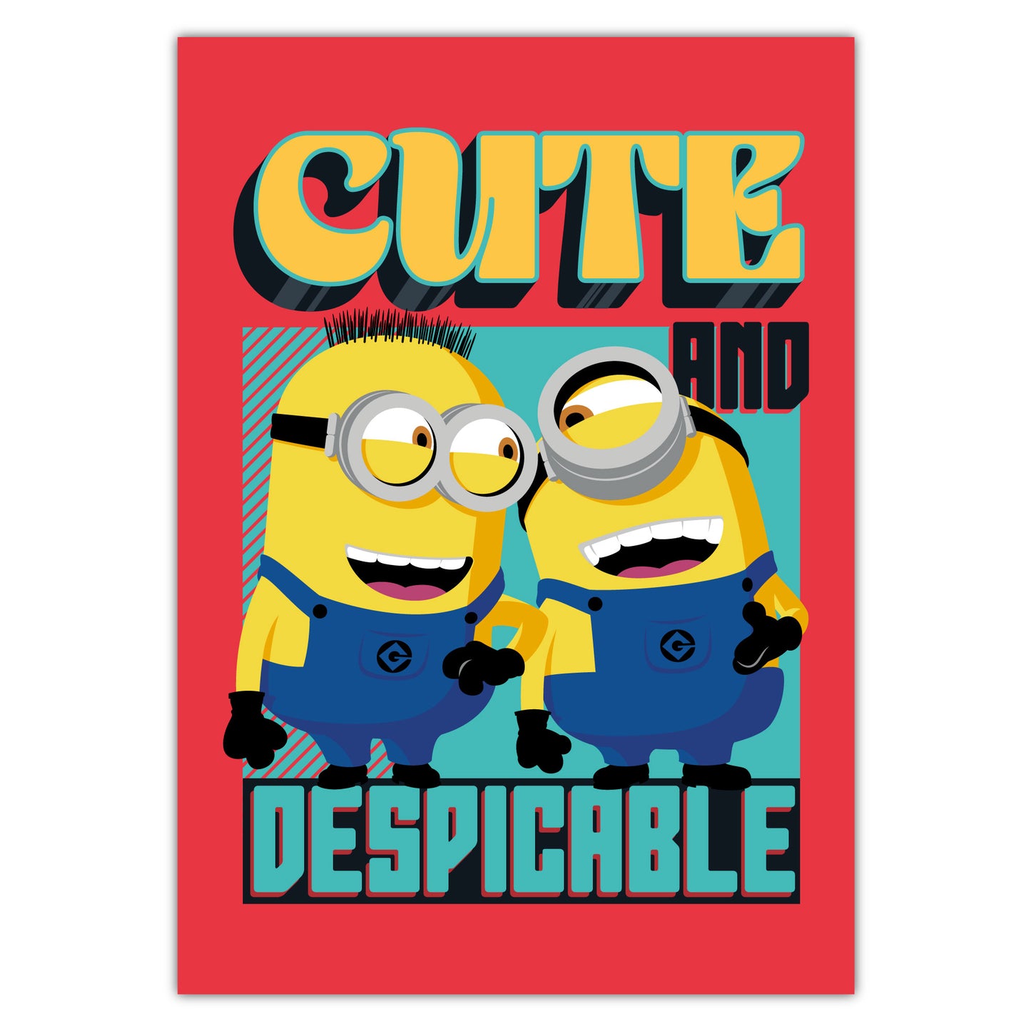 Despicable Me 4 Print - Cute and Despicable Minions Poster Art