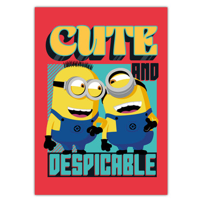 Despicable Me 4 Print - Cute and Despicable Minions Poster Art