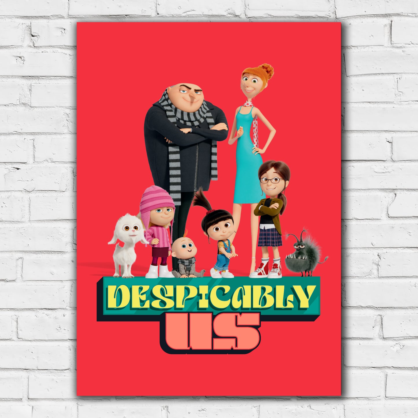 Despicable Me 4 Print - Despicably Us Family Poster Art