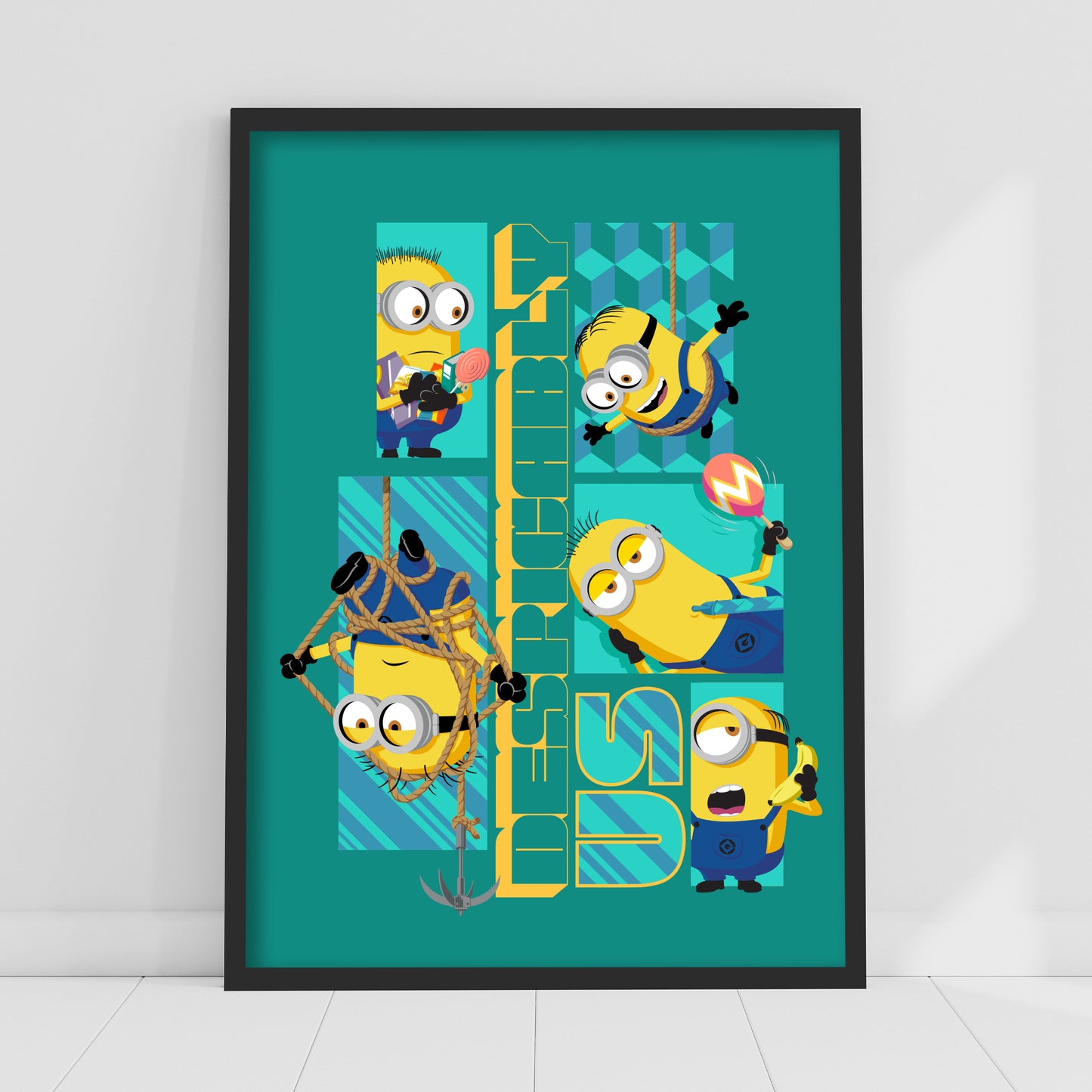 Despicable Me 4 Print - Despicably Us Minions Poster Art