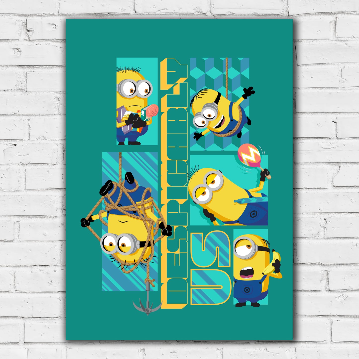 Despicable Me 4 Print - Despicably Us Minions Poster Art