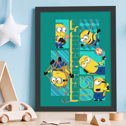 Despicable Me 4 Print - Despicably Us Minions Poster Art