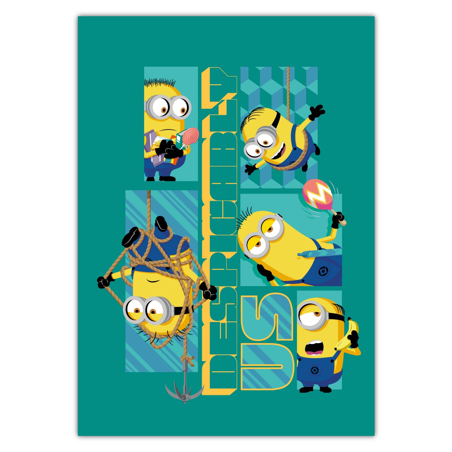 Despicable Me 4 Print - Despicably Us Minions Poster Art