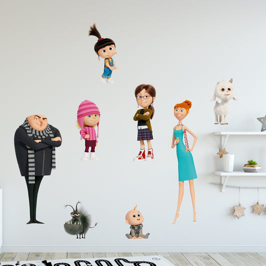 Despicable Me 4 - Family Set Wall Sticker