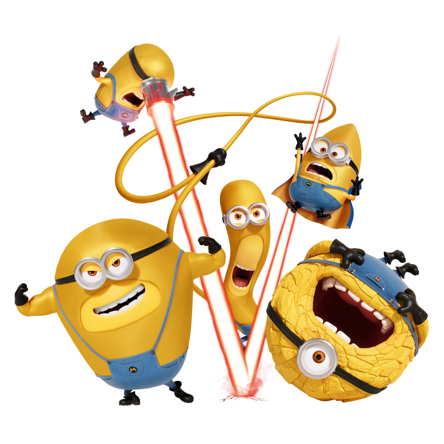 Despicable Me 4 - Mega Minions Group Wall Sticker