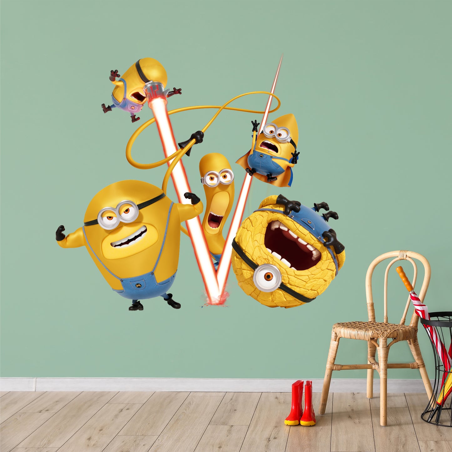 Despicable Me 4 - Mega Minions Group Wall Sticker